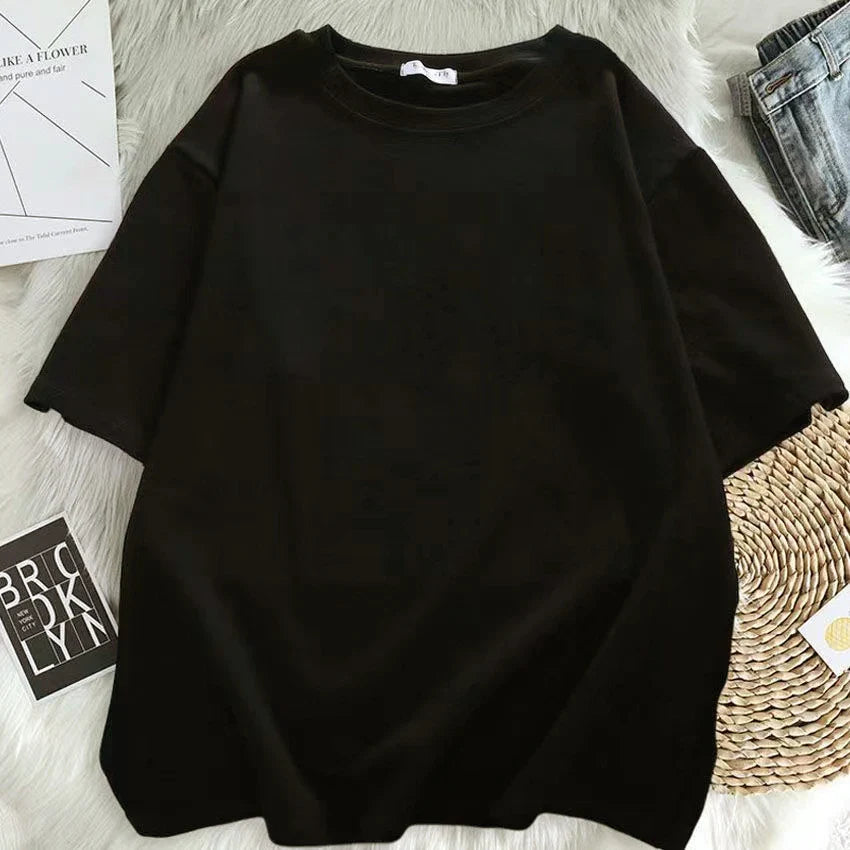 Women Print T Shirt Christmas Shirt Cute Girls Christmas Short Sleeve T-Shirt Christmas Crew Matching Crew Neck Tee