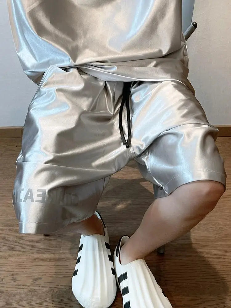 Glossy Pockets Men's Shorts