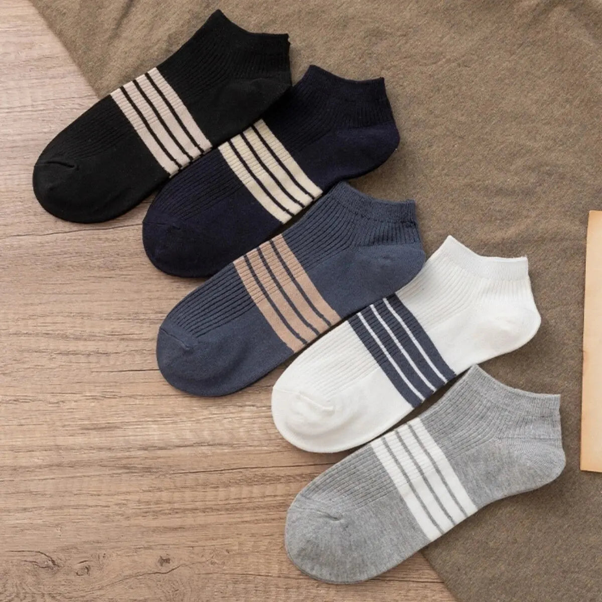 5pairs Men's Fashion Sports Socks