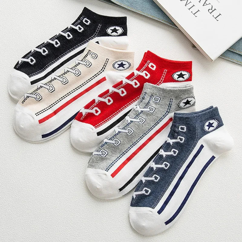 5pairs Men's Fashion Sports Socks