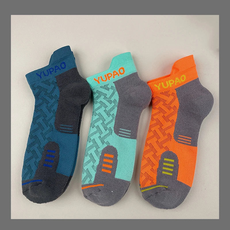 3 pairs new men's professional sports short socks