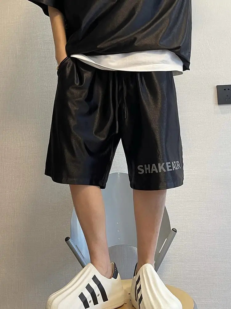 Glossy Pockets Men's Shorts