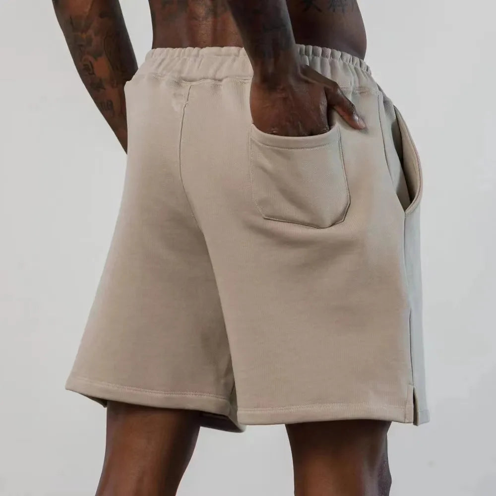 Men's Shorts Cotton Solid Casual