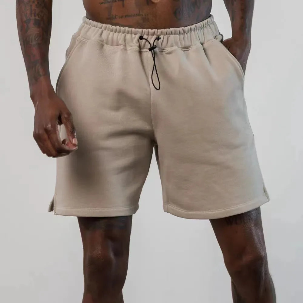 Men's Shorts Cotton Solid Casual