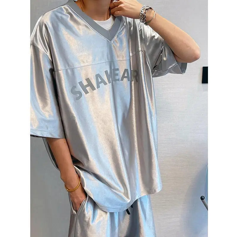 Glossy Pockets Men's Shorts