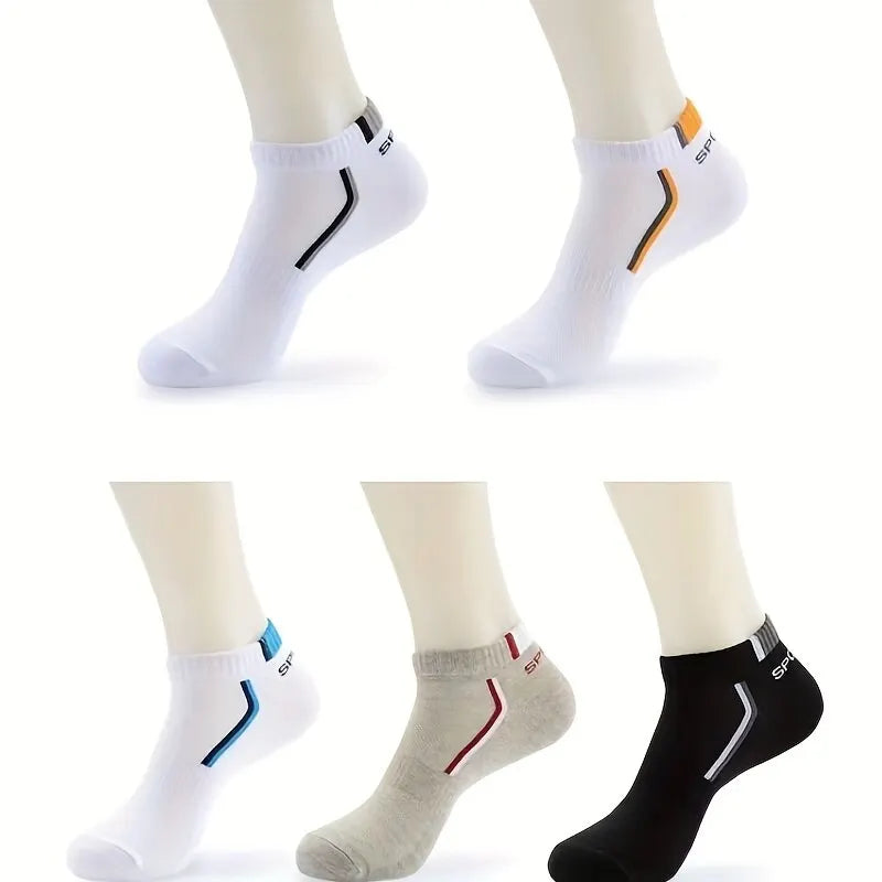 5pairs Men's Fashion Sports Socks