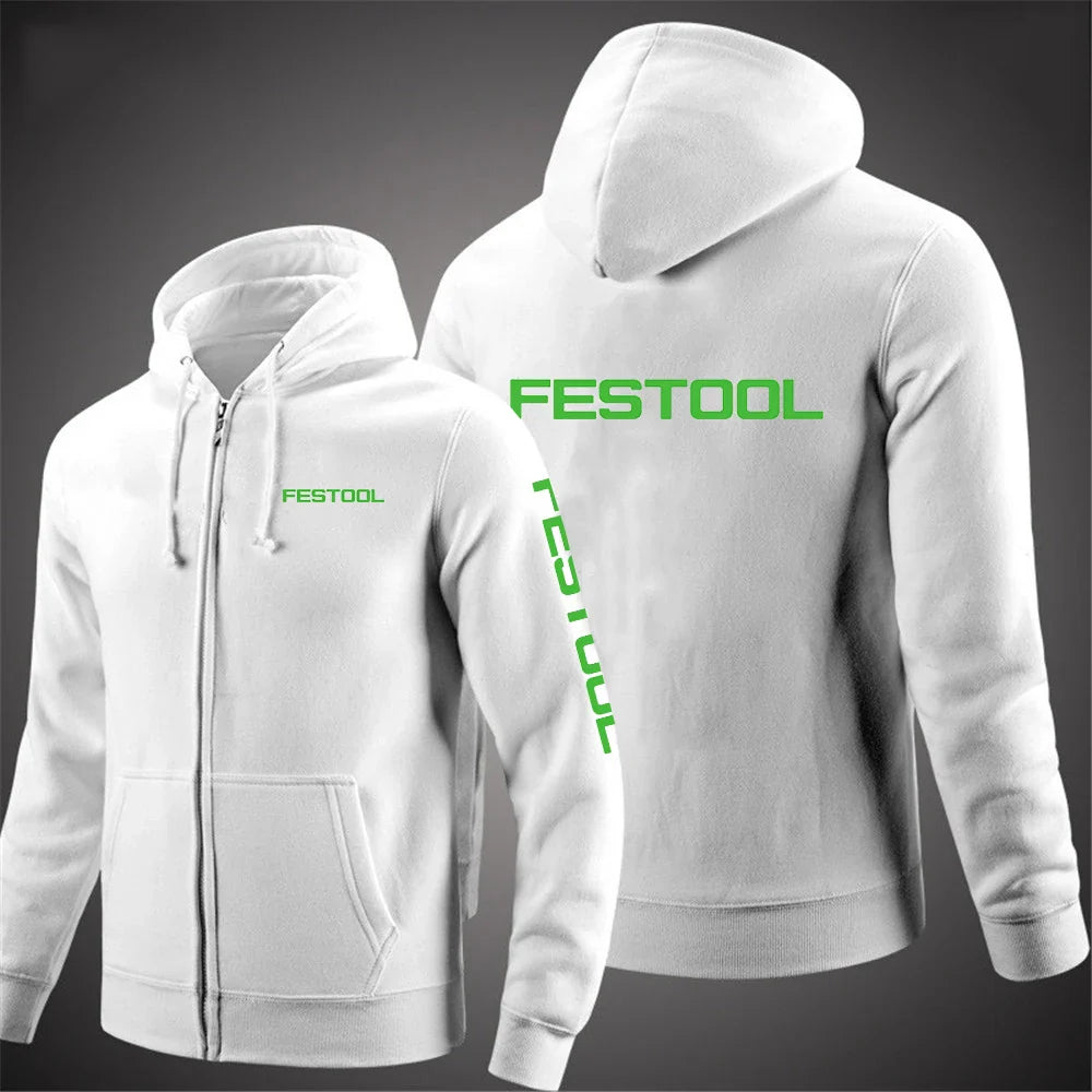 Festool Tools Printing Mens Hoodies 2021 Spring And Autumn Coat Solid Color Zipper Fashion Pullover Sweatshirts Harajuku Top
