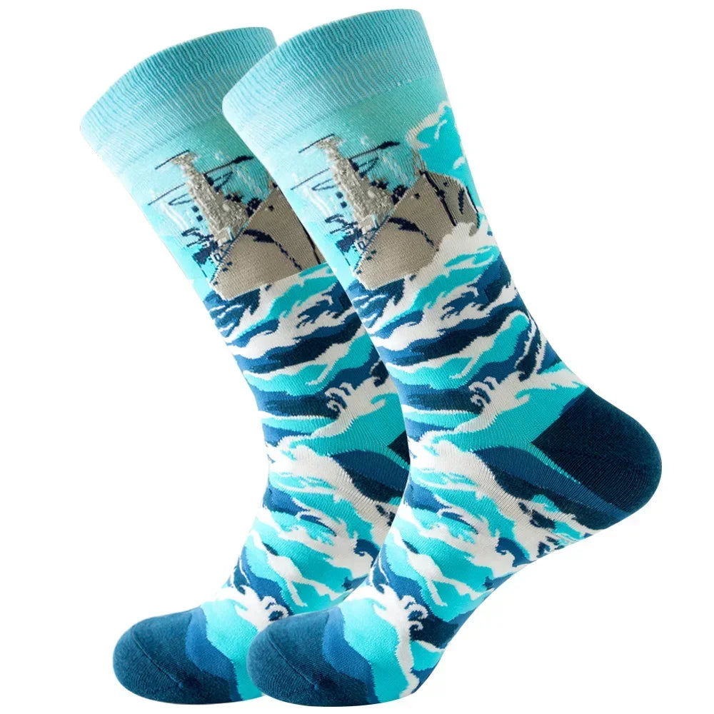 Boxing men's socks