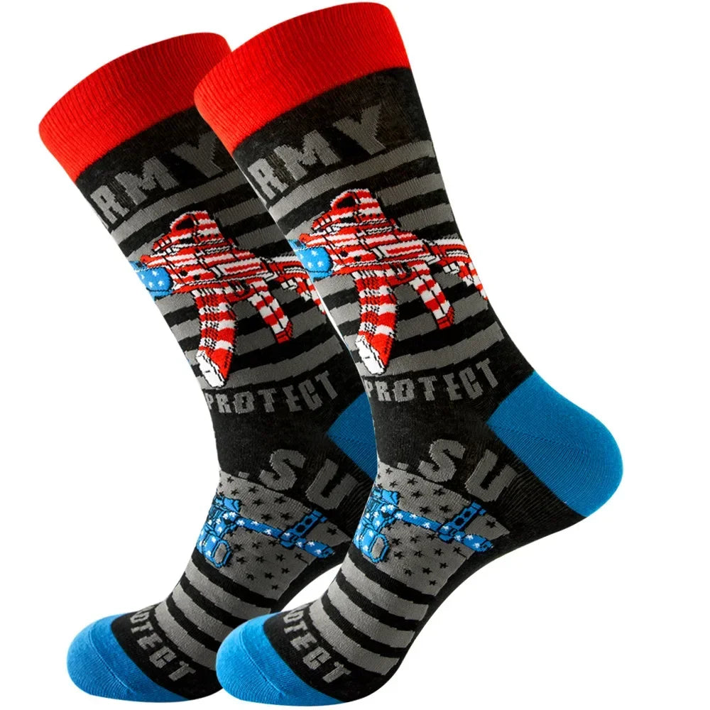 Boxing men's socks