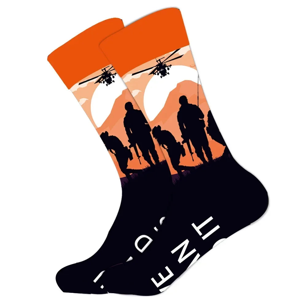 Boxing men's socks