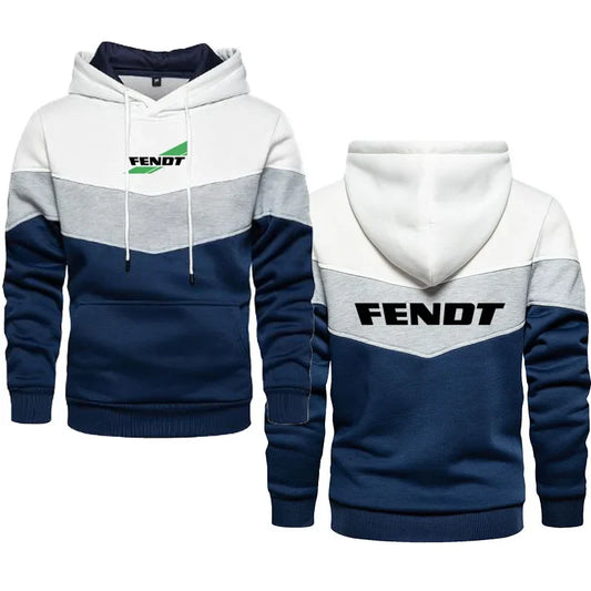 Hoodie Mens Tractor fendt print Casual sports patchwork men's sweatshirt brand new oversized hoodie official new Street clothing
