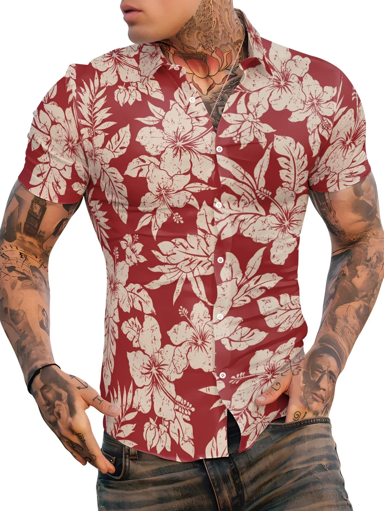Flower Men's Hawaiian Shirts