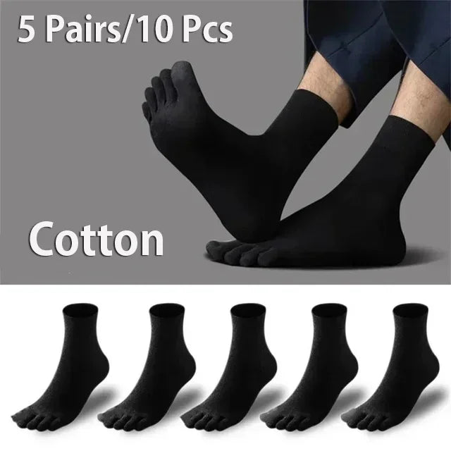 5 Pairs Five Fingers Cotton Socks