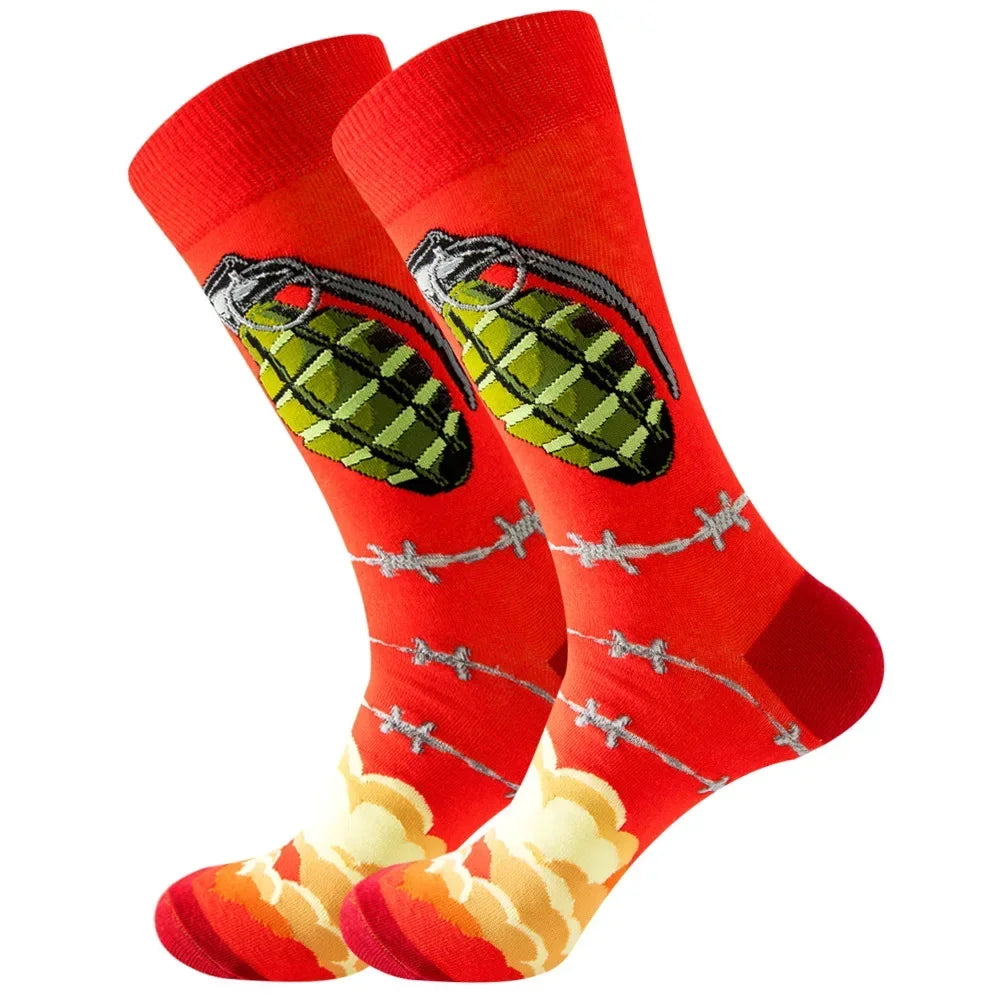Boxing men's socks