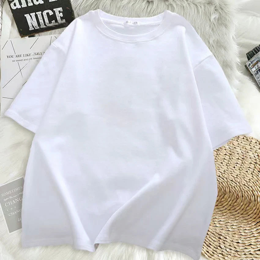 Women Print T Shirt Christmas Shirt Cute Girls Christmas Short Sleeve T-Shirt Christmas Crew Matching Crew Neck Tee