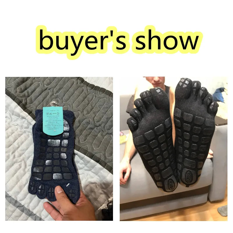 Five Fingers Socks Men Winter Autumn Toe Socks