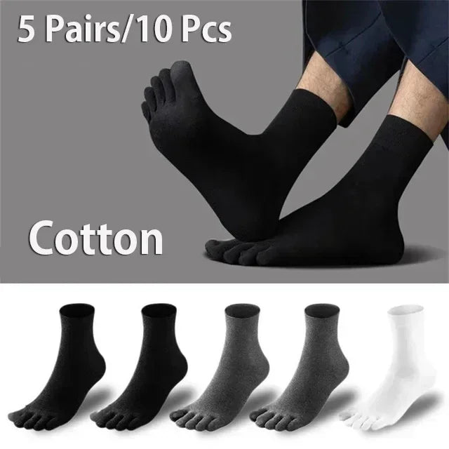 5 Pairs Five Fingers Cotton Socks